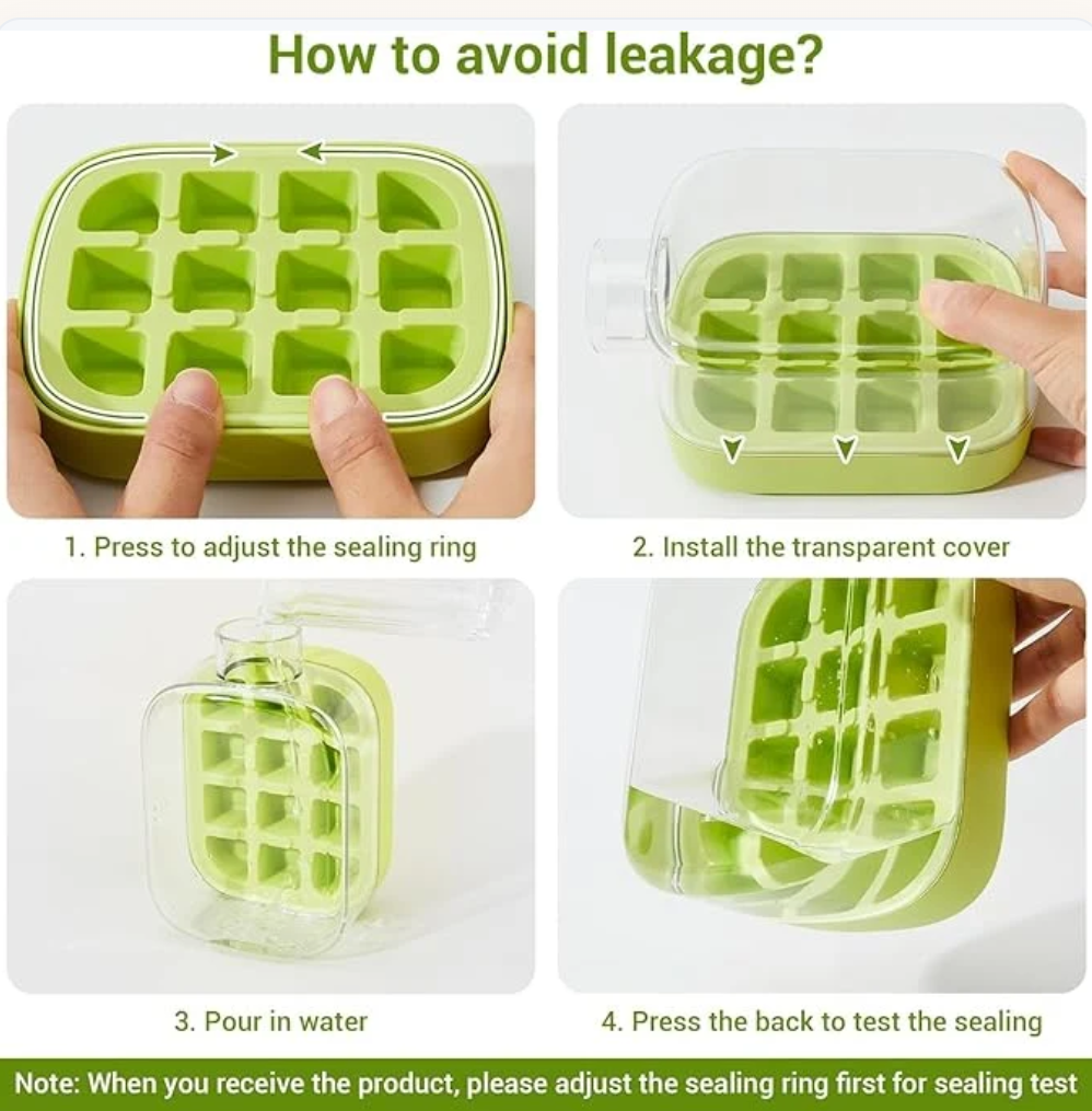 2-in-1 Ice Cube Tray Bottle