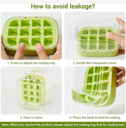 2-in-1 Ice Cube Tray Bottle