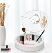 LED Makeup Mirror with Storage Box
