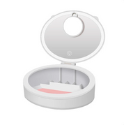 LED Makeup Mirror with Storage Box