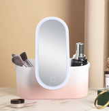 Portable LED Makeup Mirror Storage Box
