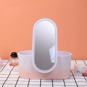 Portable LED Makeup Mirror Storage Box