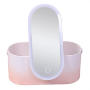 Portable LED Makeup Mirror Storage Box