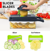 Multi-Function Vegetable Cutter, Chopper & Slicer
