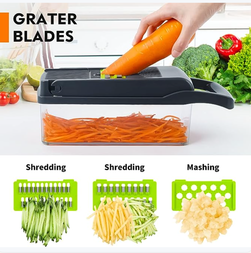 Multi-Function Vegetable Cutter, Chopper & Slicer