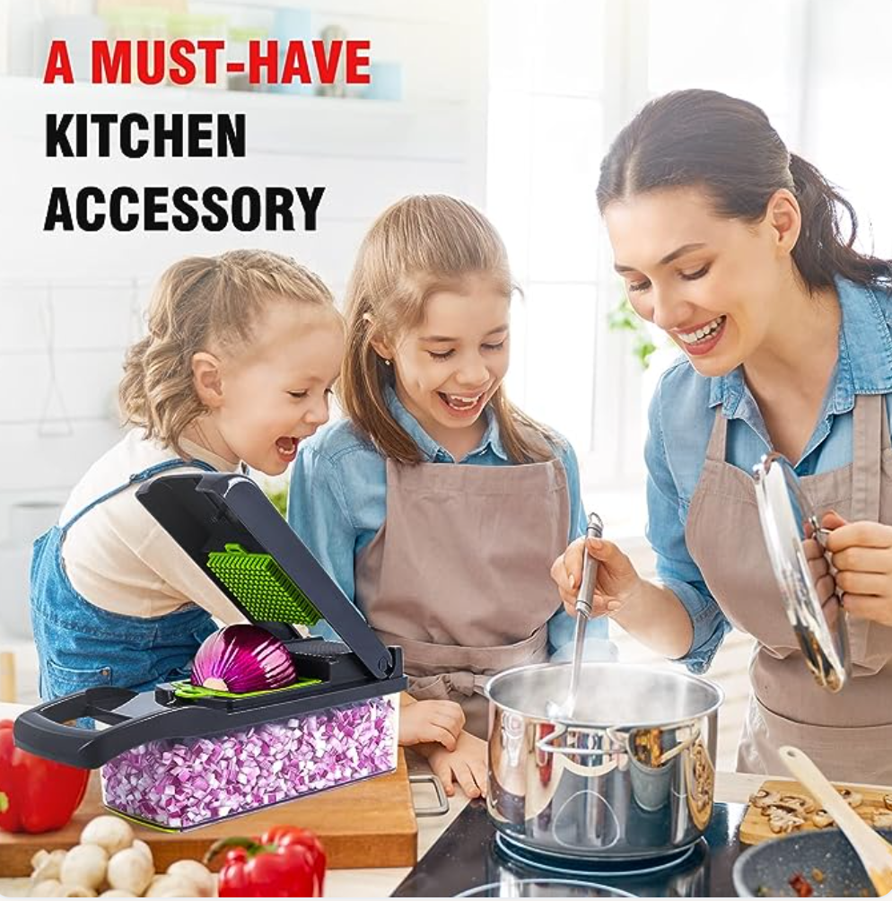 Multi-Function Vegetable Cutter, Chopper & Slicer