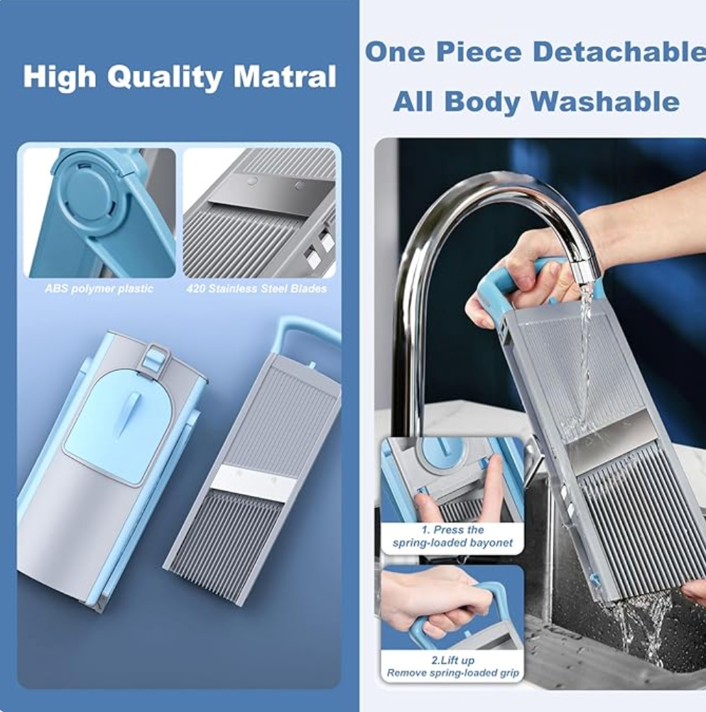 Multi-Function Vegetable Cutter with Storage Box